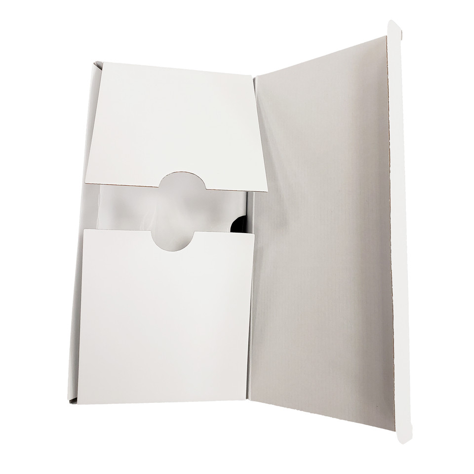 2 PACK Empty Cell Phone Box White Plain - Smartphones Gift Generic Universal NEW