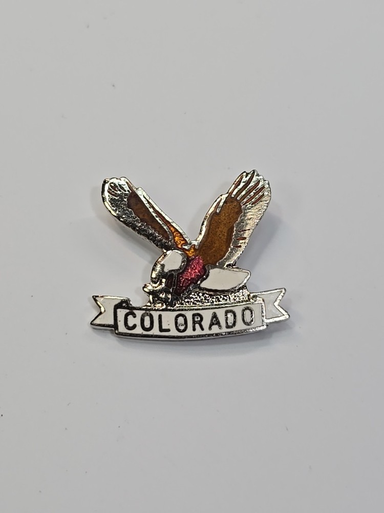Colorado Bald Eagle Tie Tack Lapel Pin