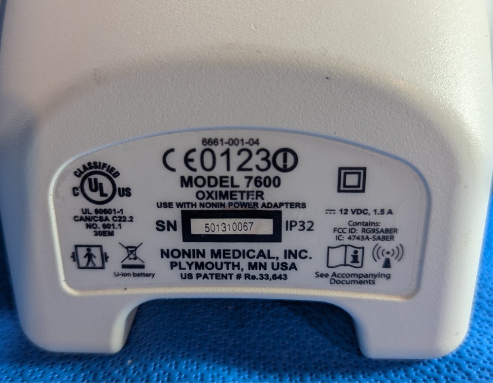 NONIN Medical Model 7600 Oximeter