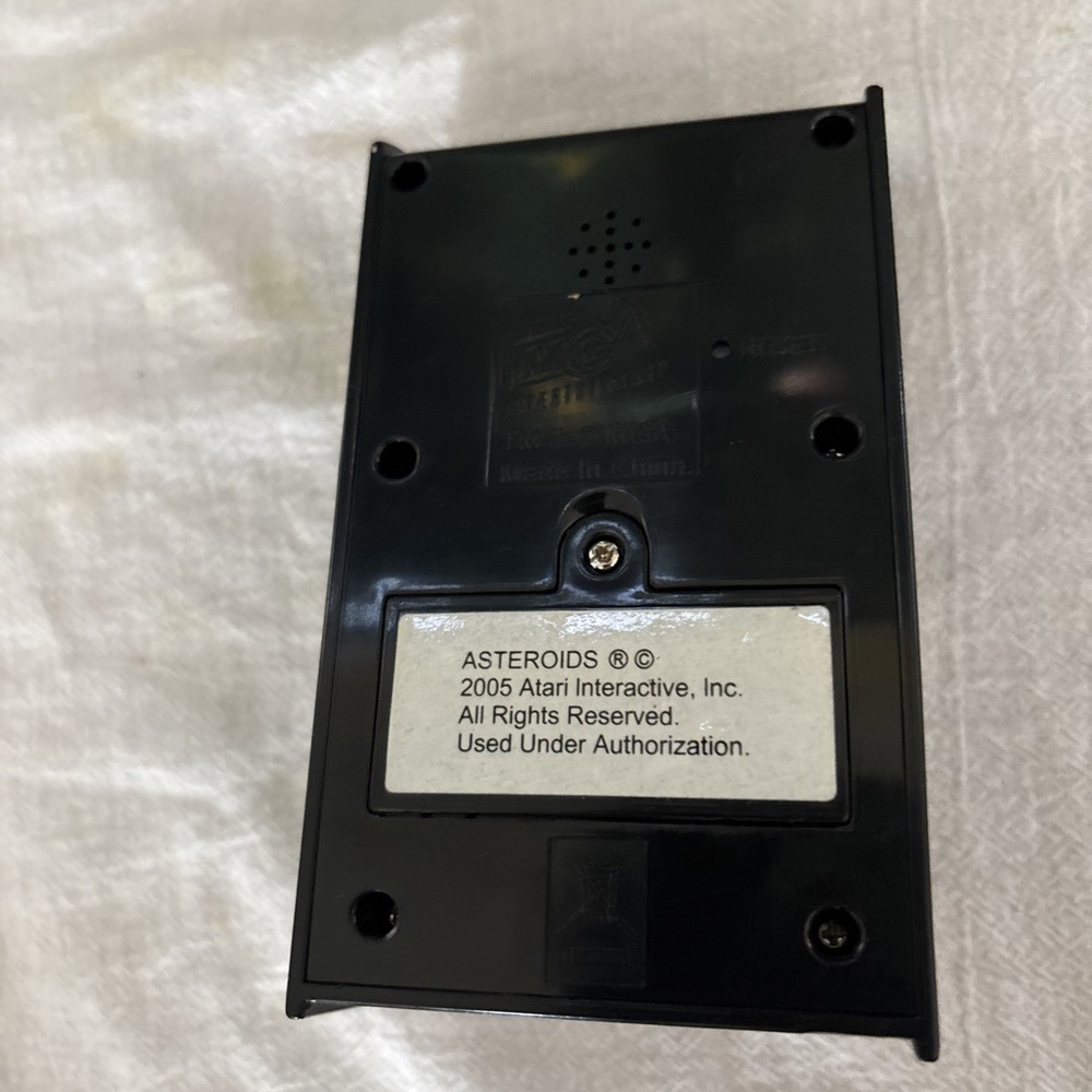 Asteroids Handheld Electronic Mini Arcade Game 2005 Atari MGA 5”