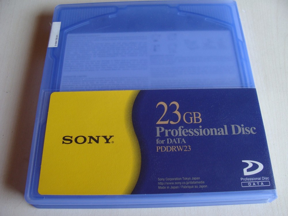New Sony PDDRW23 Professional Data Disc 23GB for Data