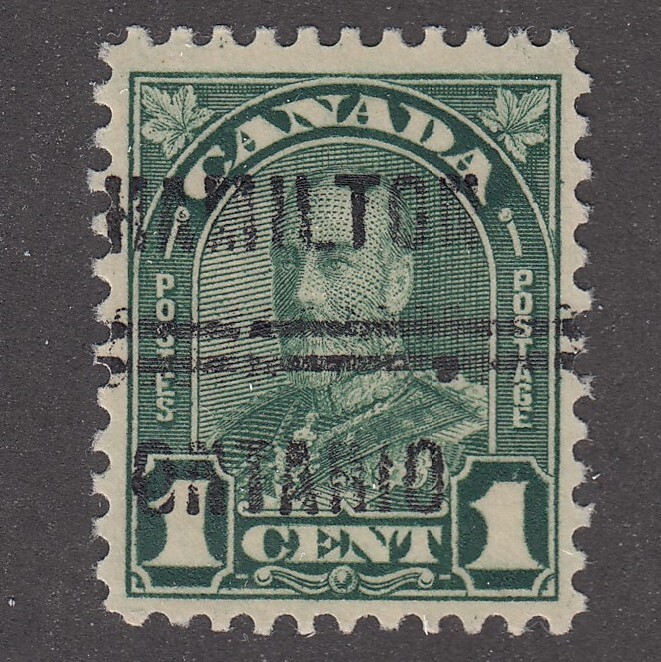 Canada Precancel "HAMILTON" 1-163b