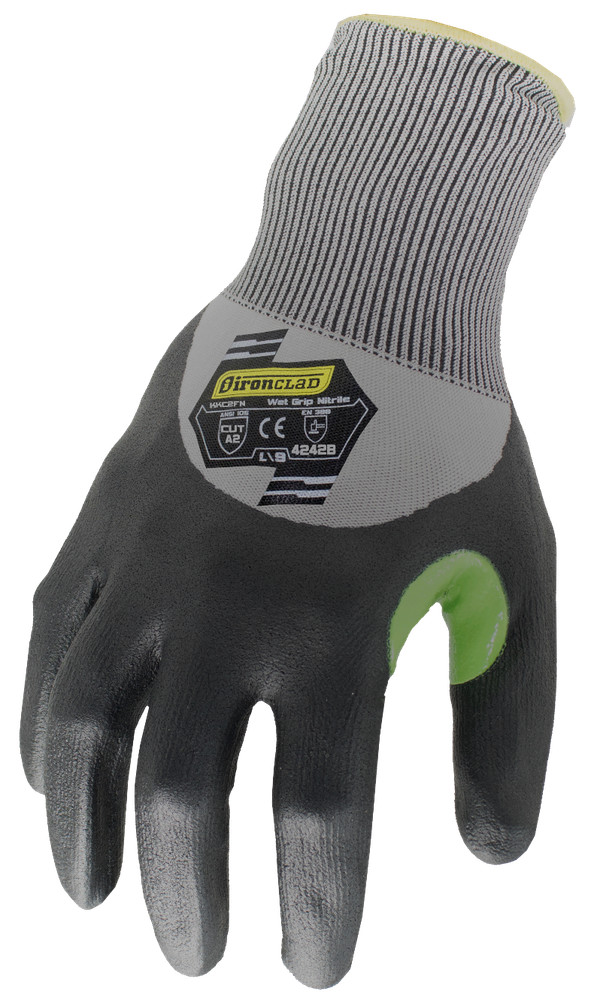 12 PAIR / DOZEN IronClad KKC2FN Command Knit Gloves Foam Nitrile - Select Size