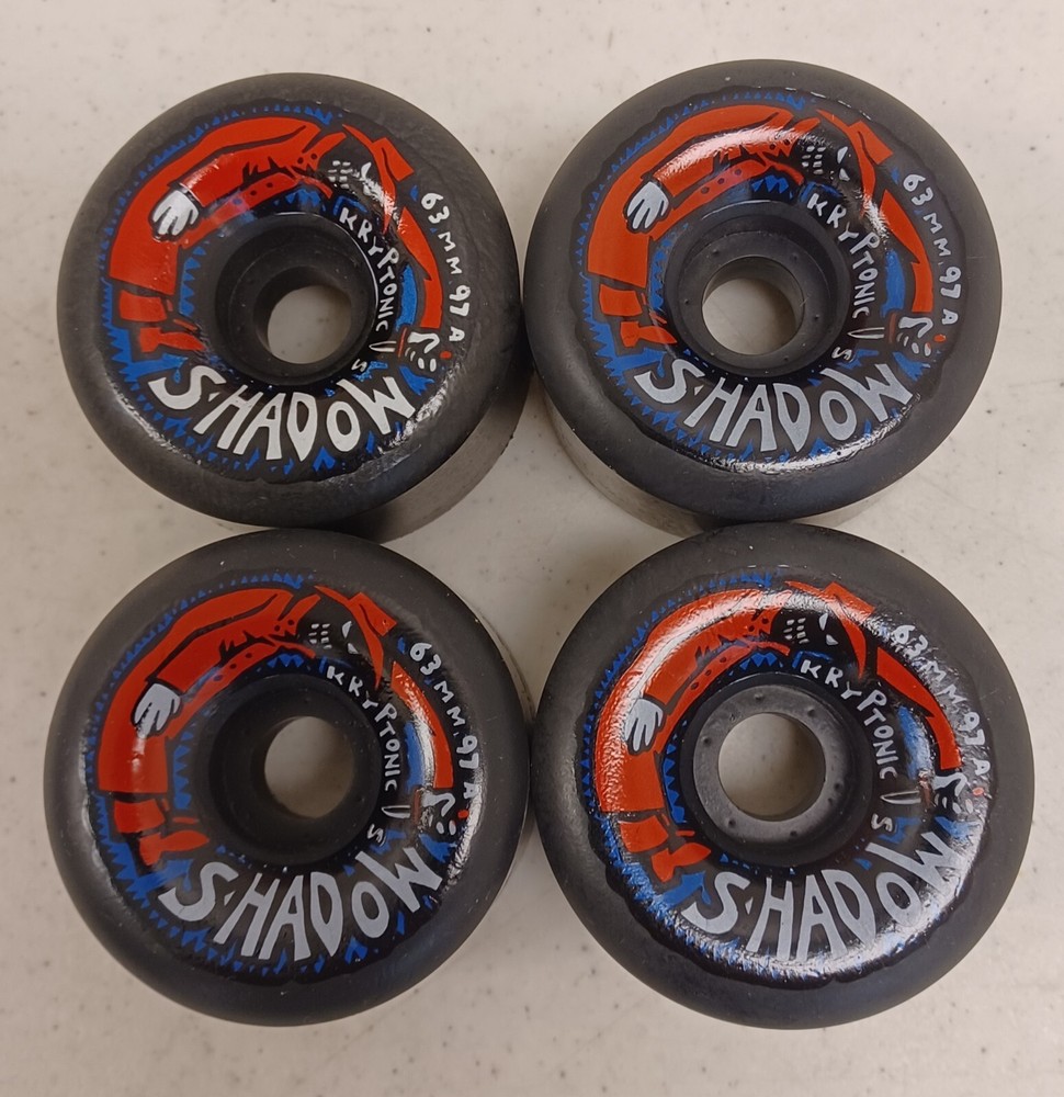 NOS Kryptonic Shadow Wheels Vintage 1991  63/97