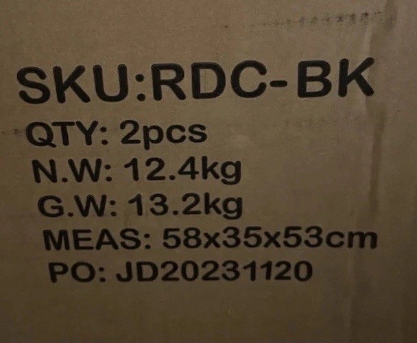 Grey/Blue Chairs (2 Chairs Per Box) Brand New