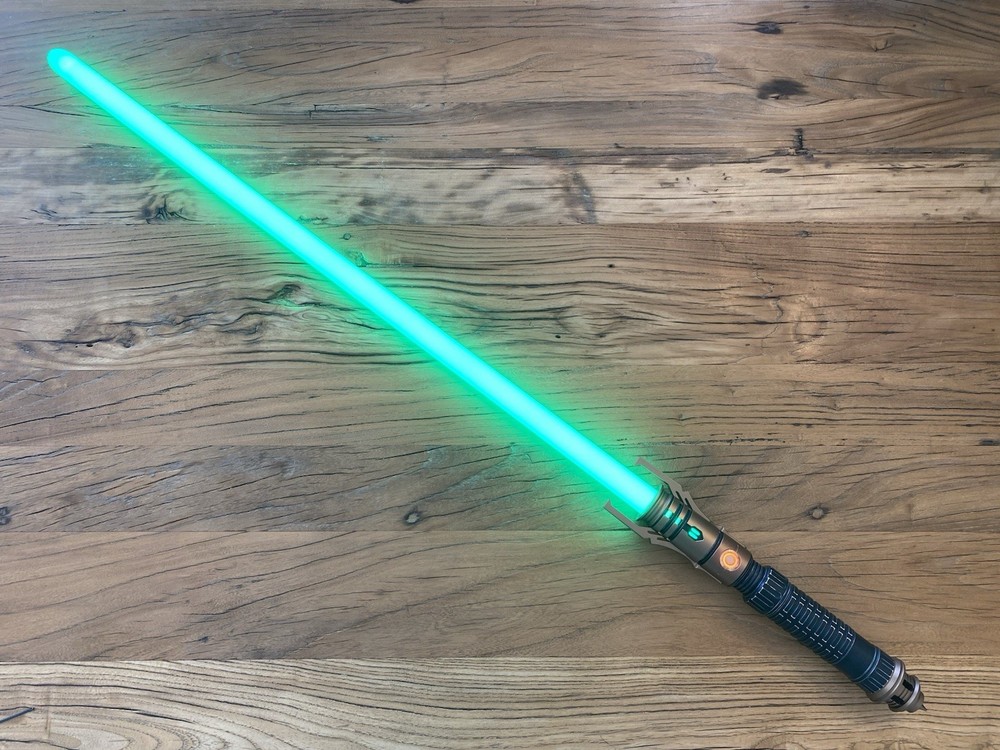 Sabertrio Daemos Custom Light Saber Installed Red Colored Ignition Button CFX