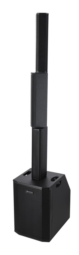 (2) Rockville TITAN ARRAY SYSTEM V2 Powered Column Array Speakers Dual 10" Subs