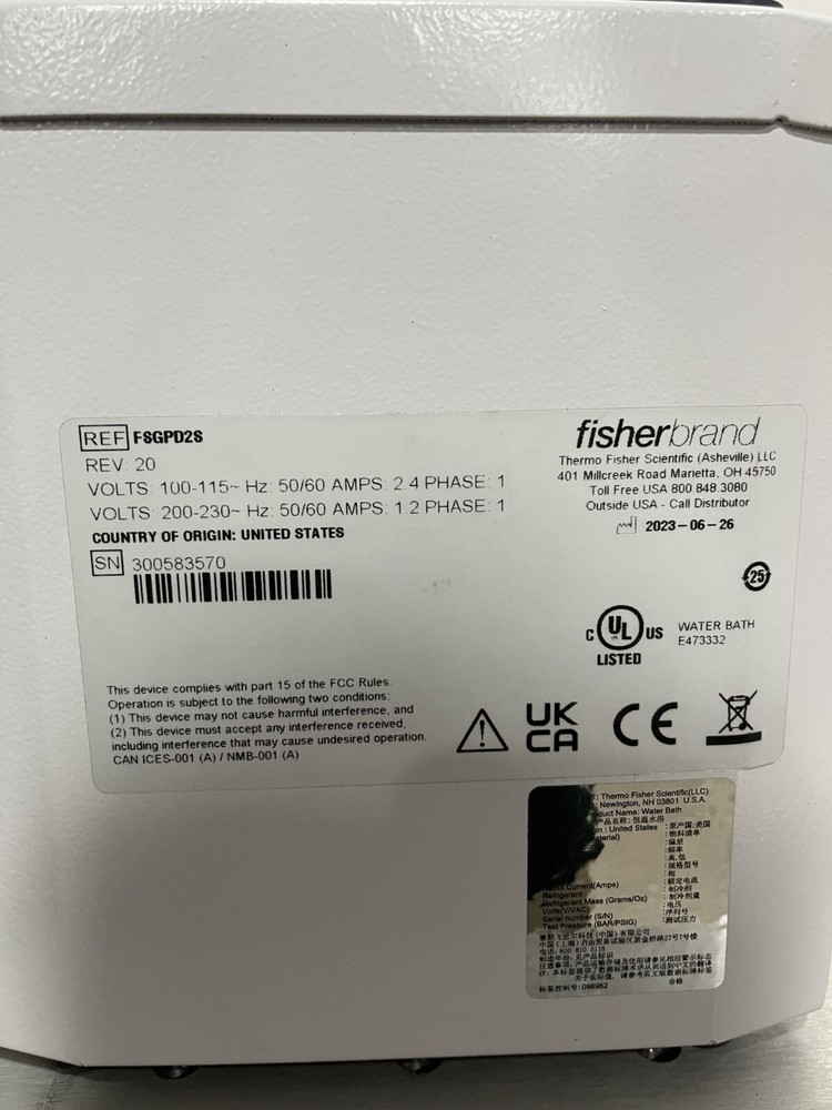 Fisherbrand Waterbath Isotemp GPD 2S