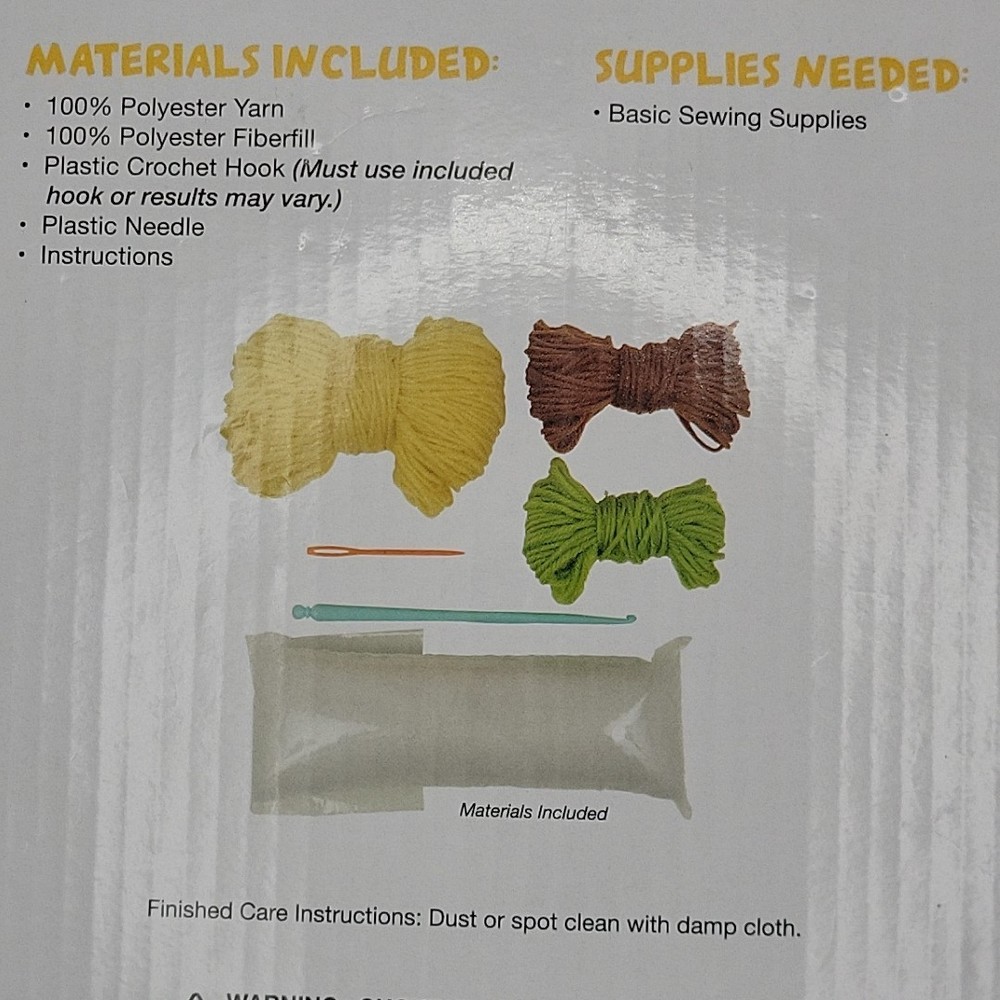 Needle Creations Crochet Kit Bundle of "Bananas” Skill Level Intermediate