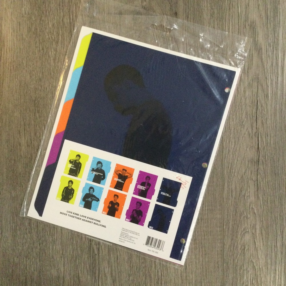 NEW One Direction: OD Divider Tab Set, 2013 RARE
