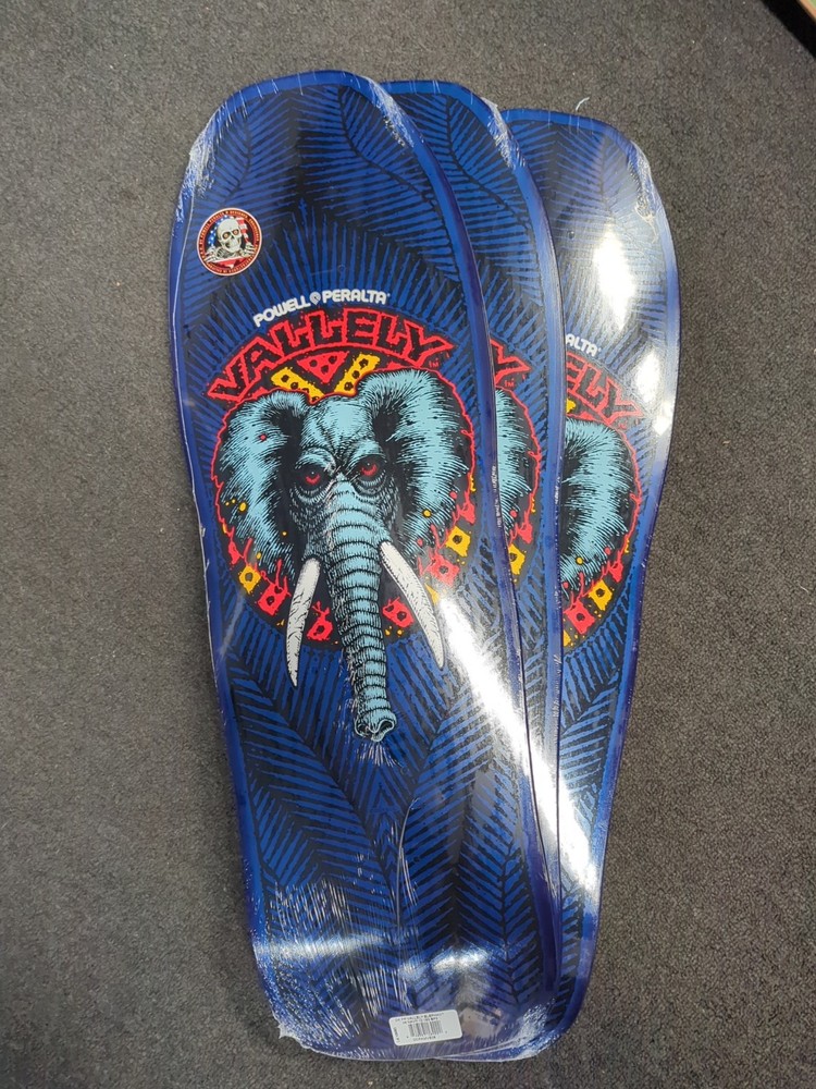 Powell Peralta Mike Vallely ELEPHANT Skateboard Deck NAVY BLUE