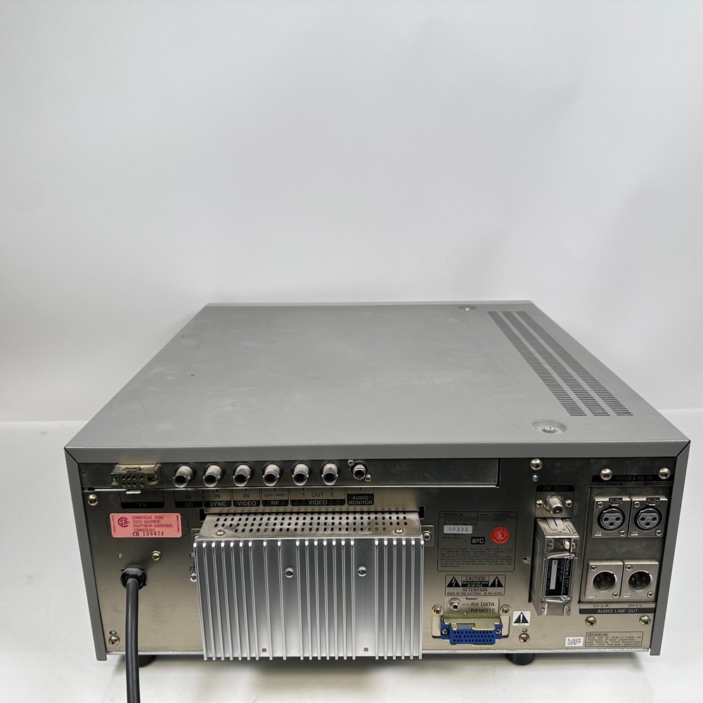 Sony VO-9600 U-Matic Video Cassette Recorder