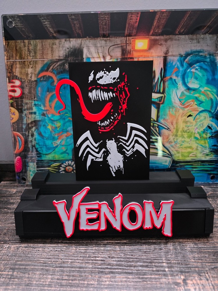 Comic Book Display Stand for Graded CGC, CBCS, and Non-Graded Comics - Venom