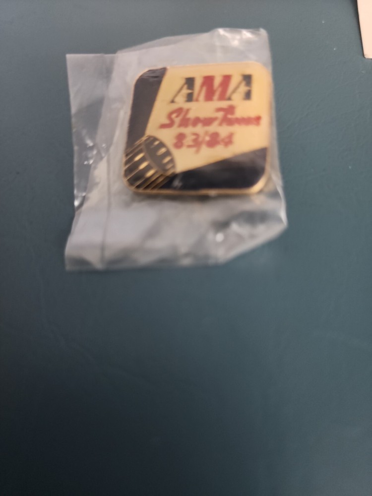 AMA Showtime 1983- 84 Motorcycle Pin