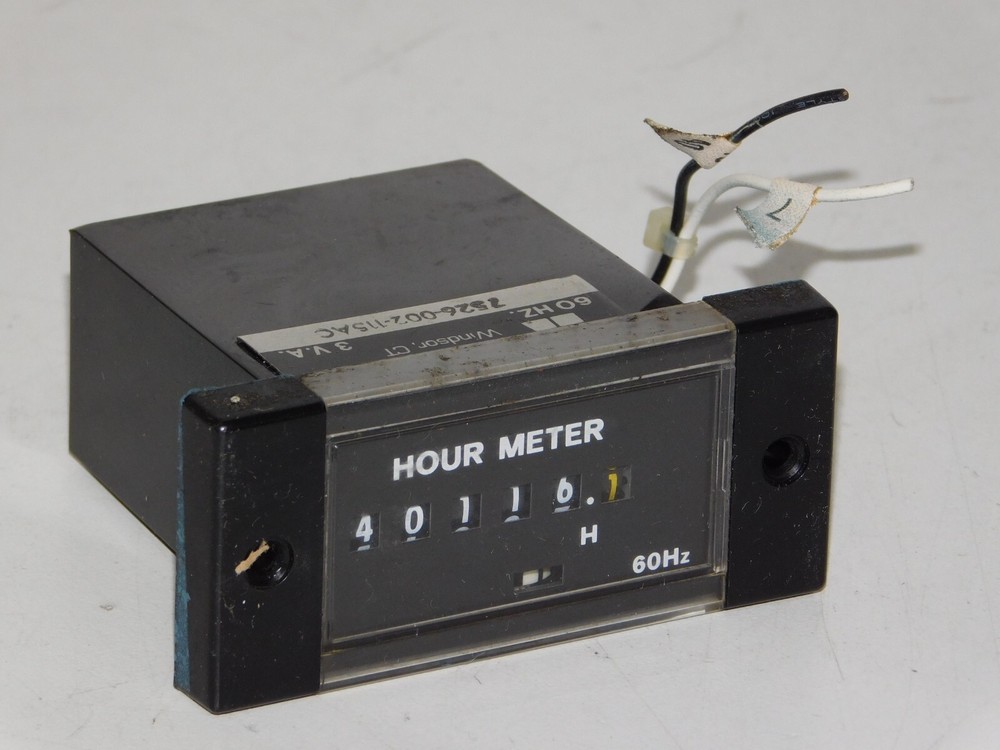 Redington 7526-002 Analog Display Hour Meter Counter Timer 6 Digit Module 60Hz