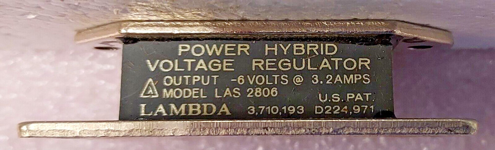 '1 PIECE' - PN# LAS-2806, LAS2806 - LAMBDA - REGULATOR, VOLTAGE