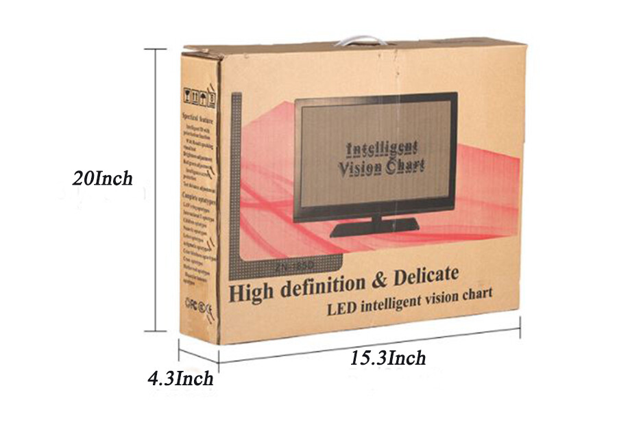 Multi-function 18.5" LED Display MICRO Chart Projector Eye Chart 1m-6m Optometry