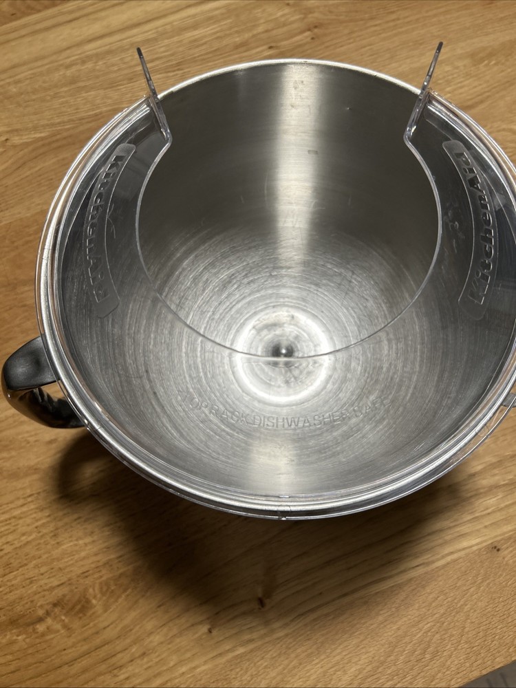 KitchenAid Mixer Splash Guard Pour Shield Bowl Chute Clear