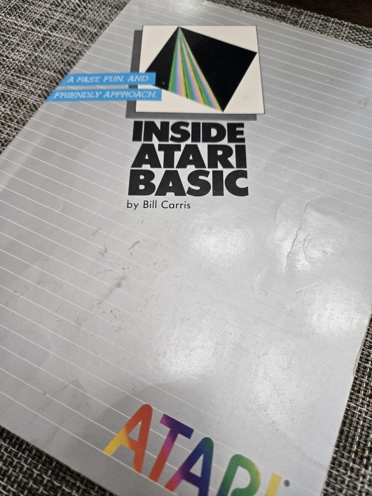 Inside Atari Basic By Bill Carris Manual 1983