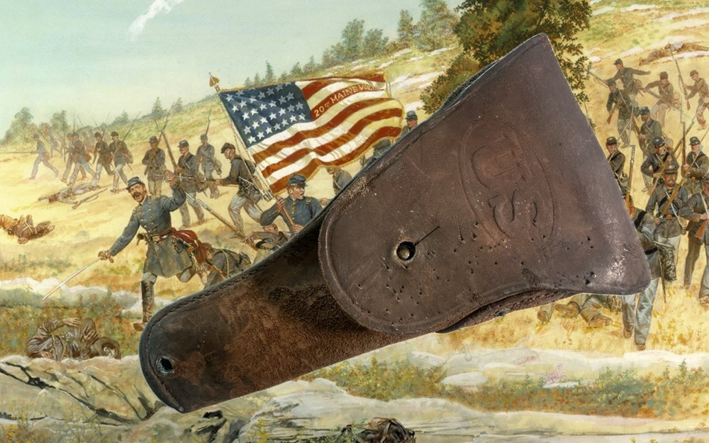 Vintage  leather pistol case 1880-1920