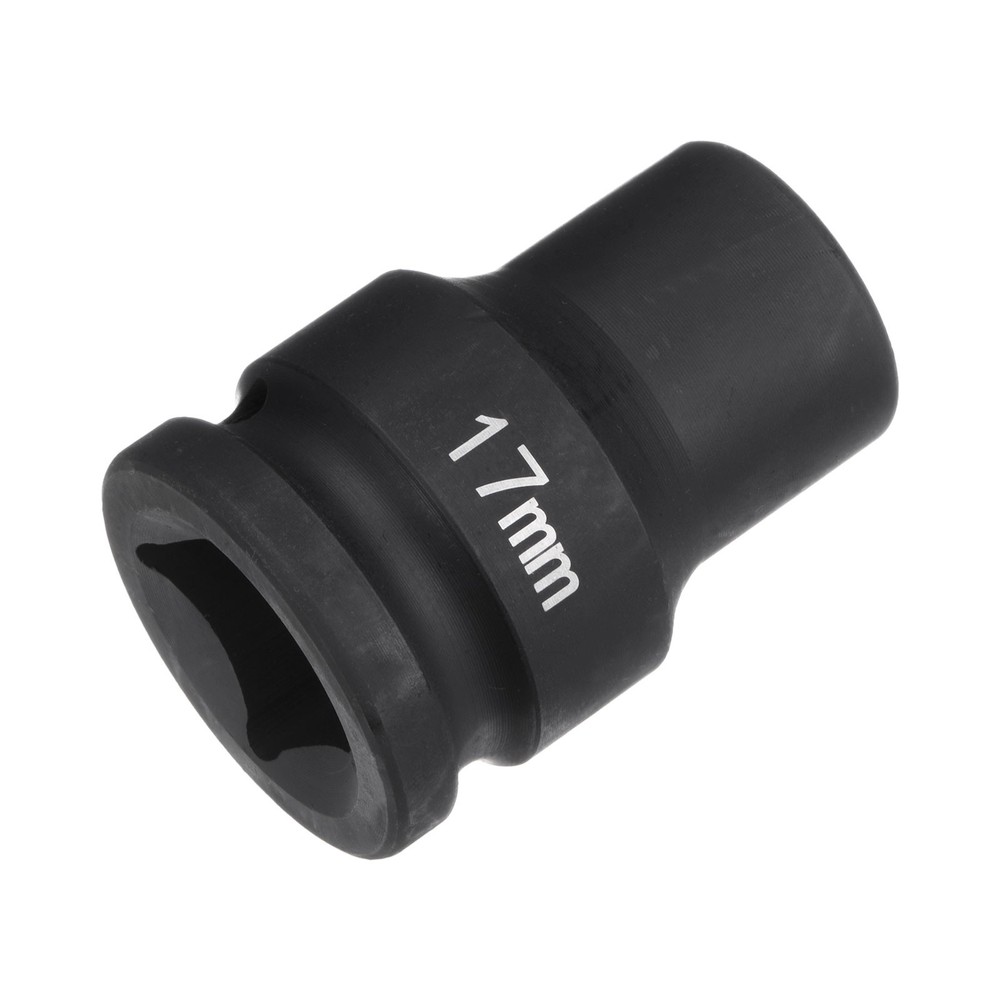 6-Point Impact Socket 3/4" Drive 17mm Metric 40Cr Impact Socket