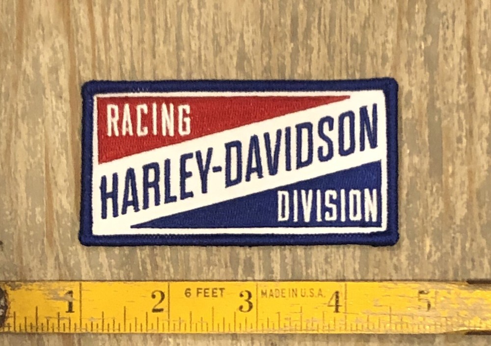 Retro Harley Davidson Racing Division Patch