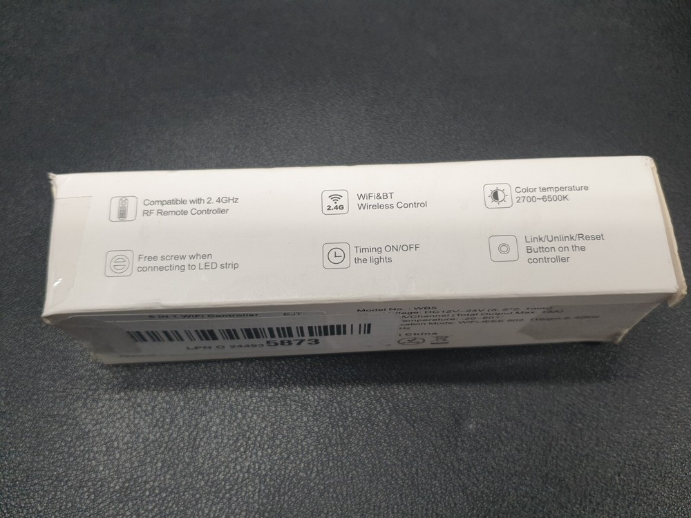 TUYA WiFi & BT 5 In 1 LED Strip Controller Model WB5 Support Alexa & Google