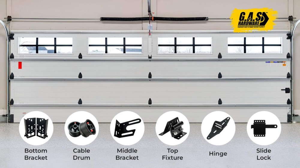 Black Series Mini-Resi Spring Anchor Plates, Middle Brackets