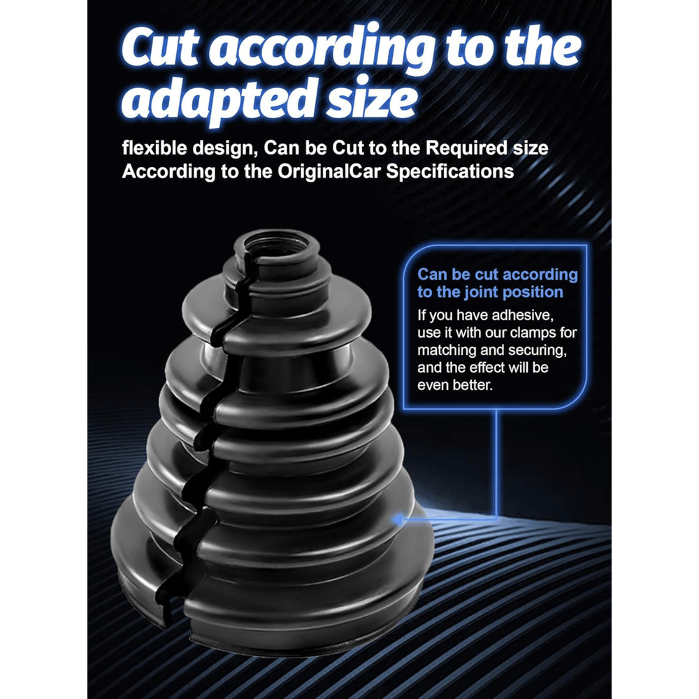 CVS18 Universal Split CV Boot Replacement Kit - Silicone Constant Velocity Joint
