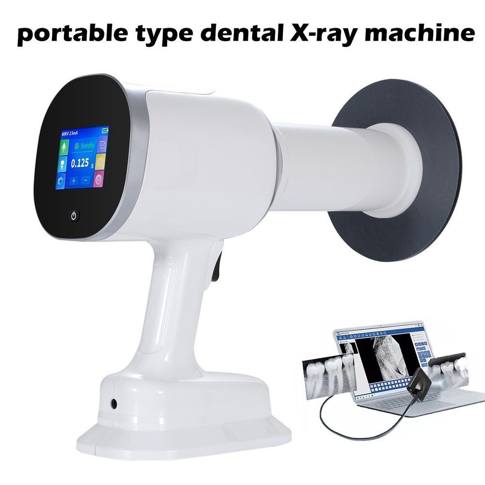 Dental X Mobile Unit System Ray Digital Machine High Frequency with Shield USA
