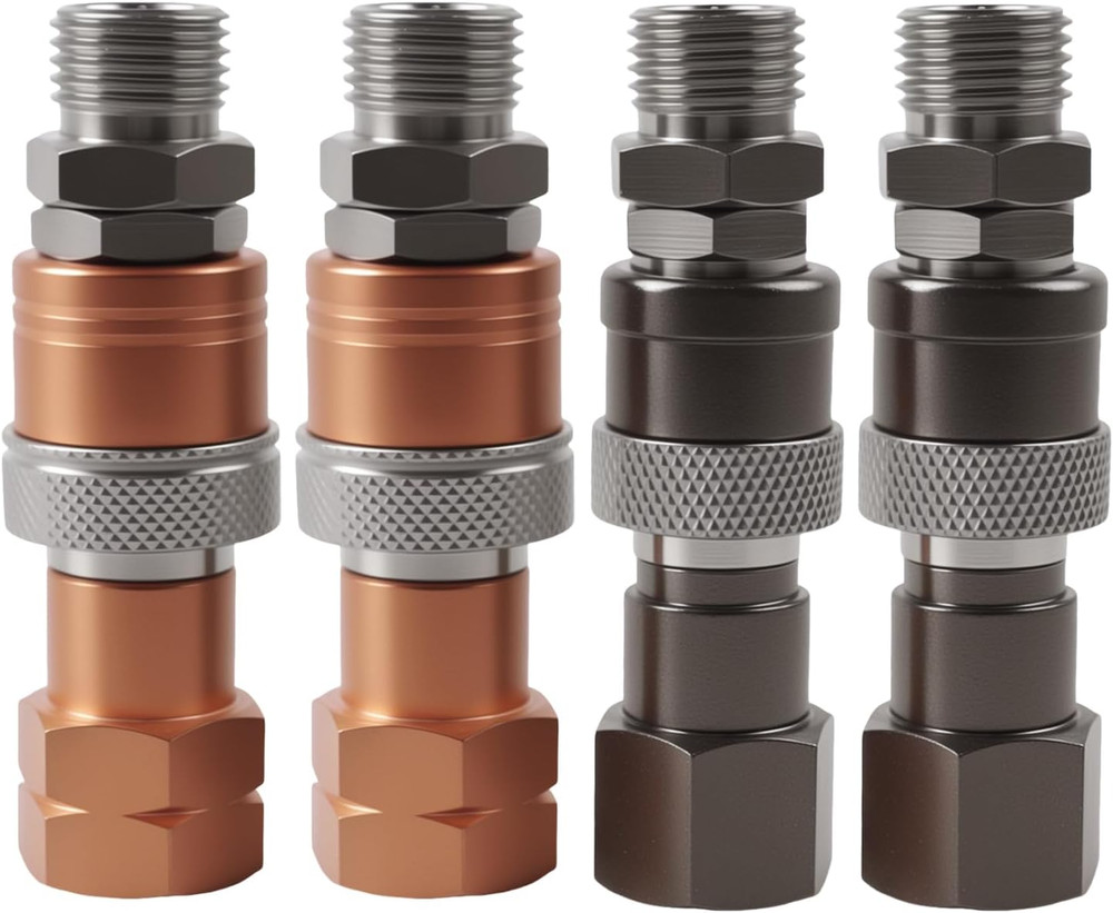 2Pcs Oxy Acetylene Torch Quick Connects Fittings Set, Oxygen Acetylene Quick Dis