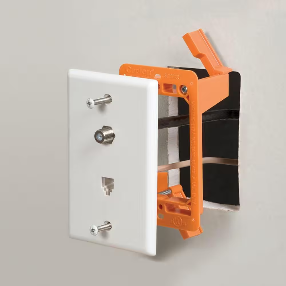 1-Gang Non-Metallic Low-Voltage Old Work Bracket