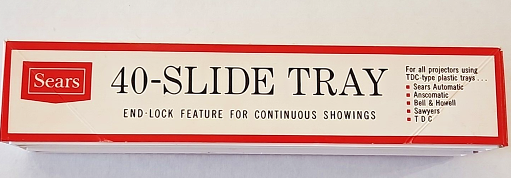 Sears 40-Slide Tray 3 9975 End Lock Feature