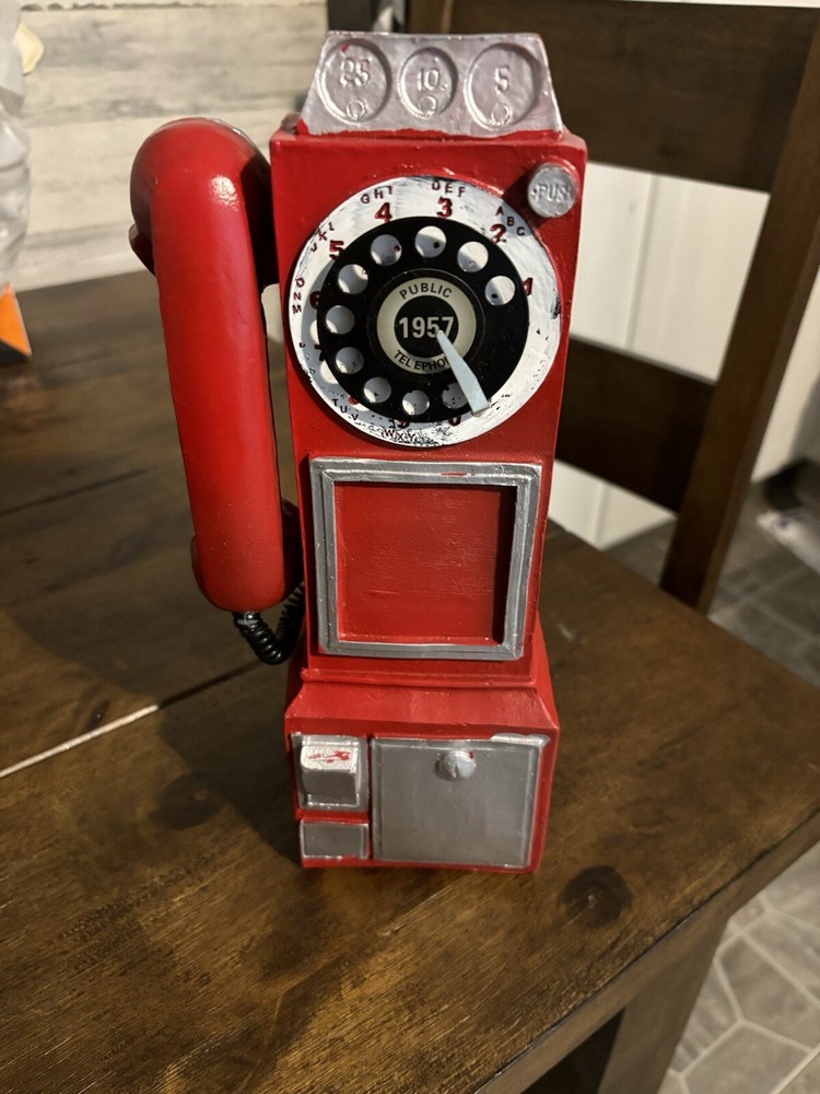 Retro Telephone Decor 9.5*7.5*29cm
