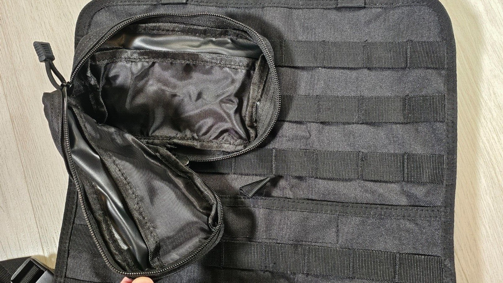 Tactical Chest Rig Pack Combat Pouch Straps Protective Black