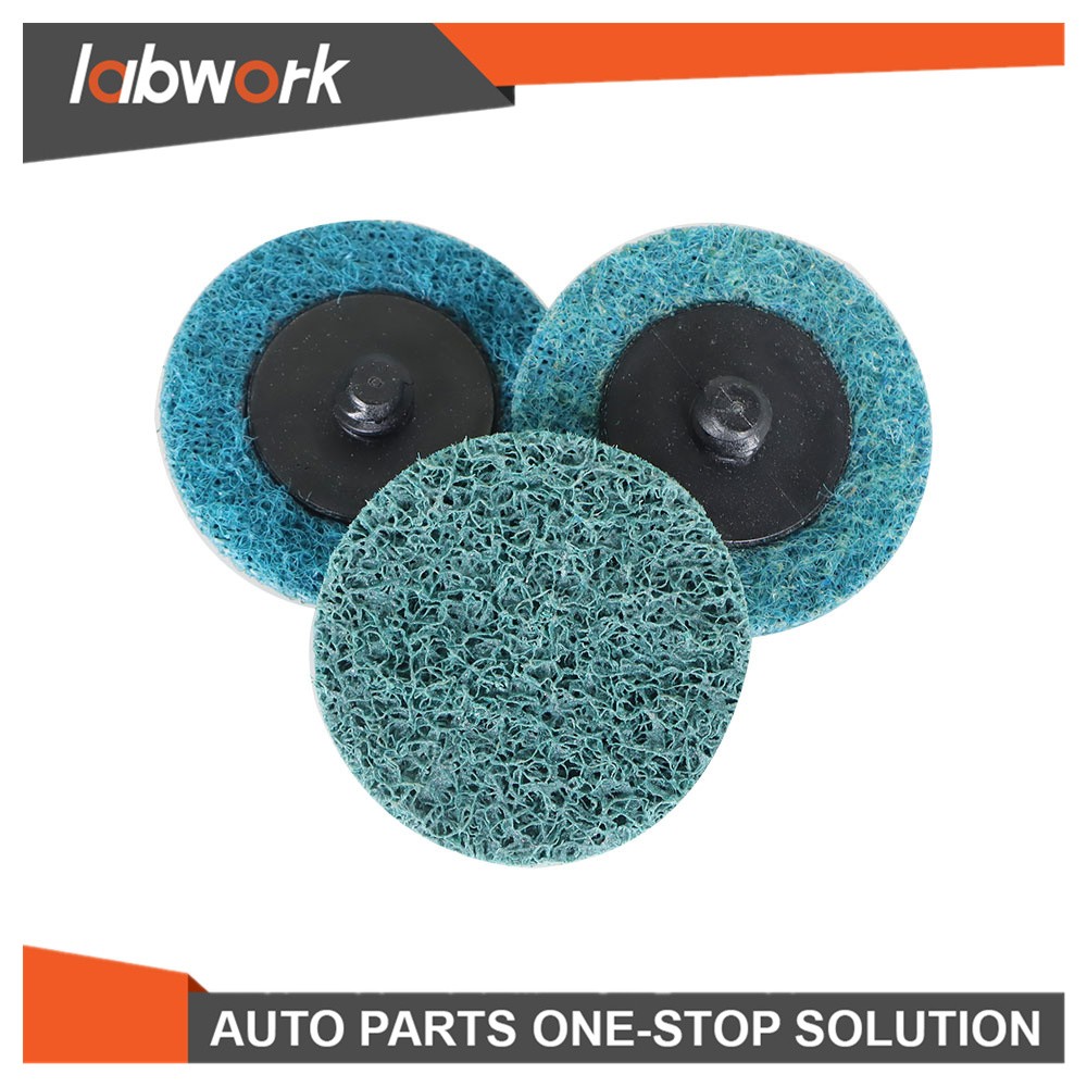 Labwork Fine Surface Conditioning Discs Roll Lock Grinder Sanding Pads 50Pack 2"