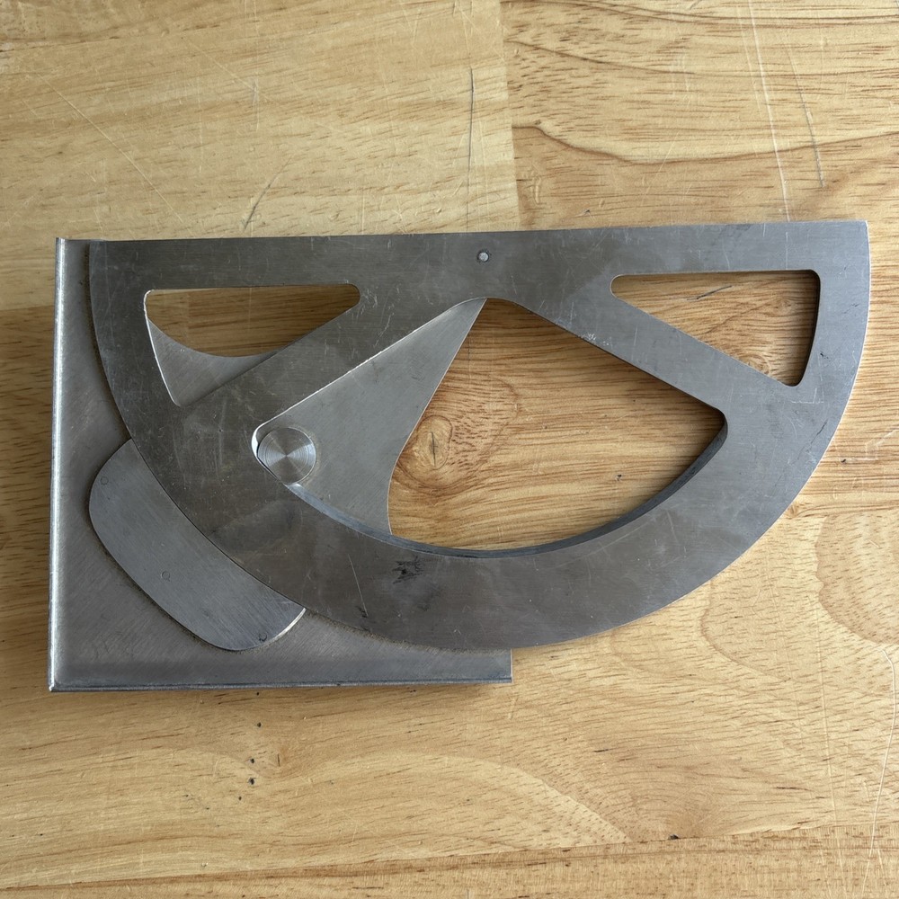 Starrett Draftsman Protractor No. 361 Machining Drafting Engineering Vtg USA