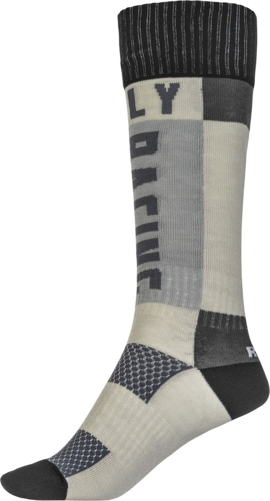 Fly Racing MX Thick Socks Gray/Black