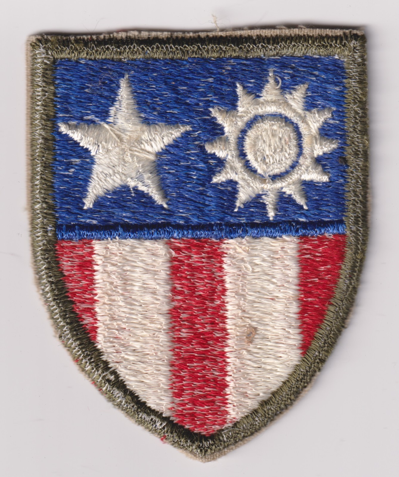 China Burma India patch CBI US Army real WWII make