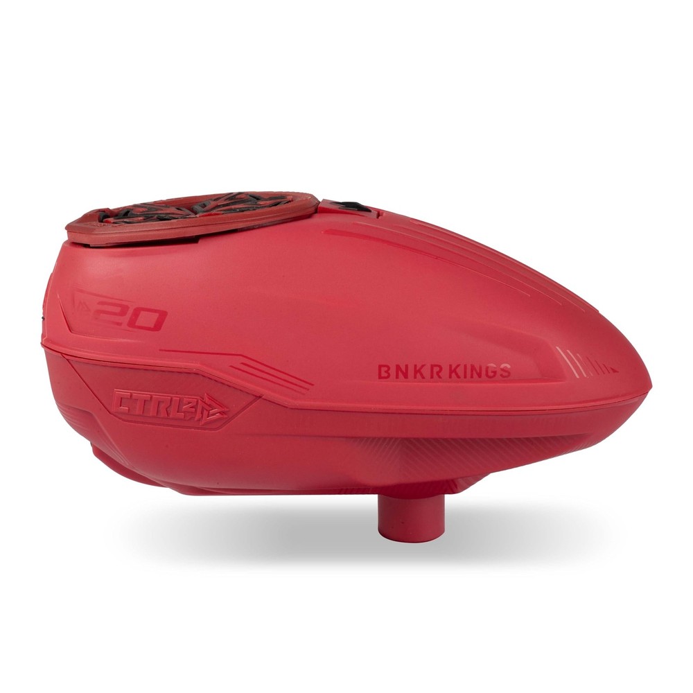 Bunkerkings CTRL2 Electronic Paintball Loader/Hopper Dark Red
