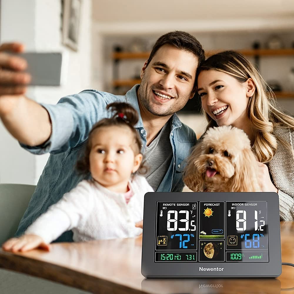 Smart Wireless Weather Forecast Station with Adjustable Backlight & Multi-Sensor