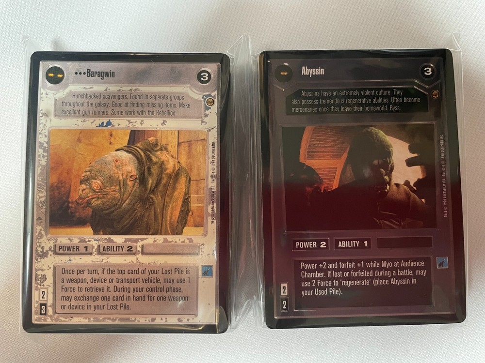 Star Wars CCG - Jabba's Palace Complete Common/Uncommon Set
