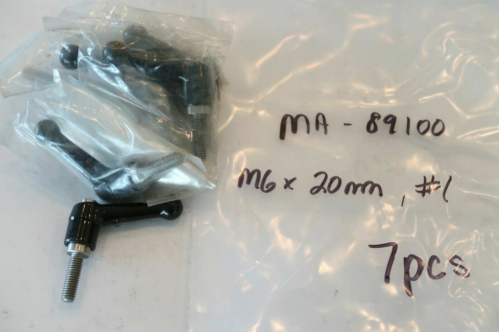 MONROE ENGINEERING MA-89100 #1, M6 Stud 20mm SS Insert Adjustable Handle