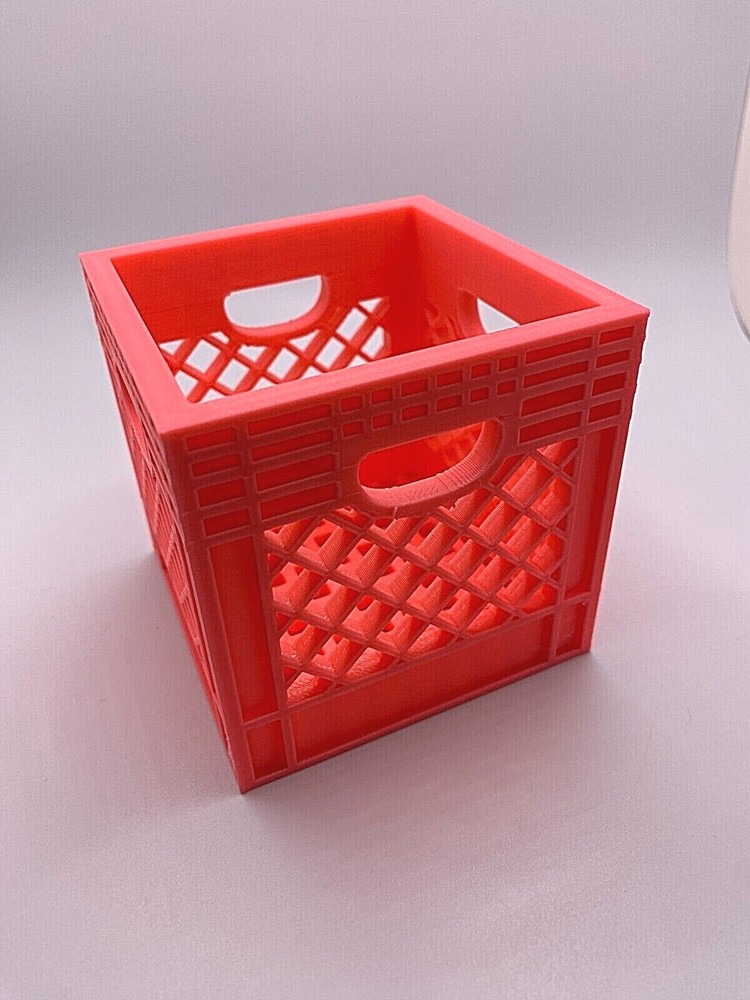 Large Mini Crate Organizer in various colors.
