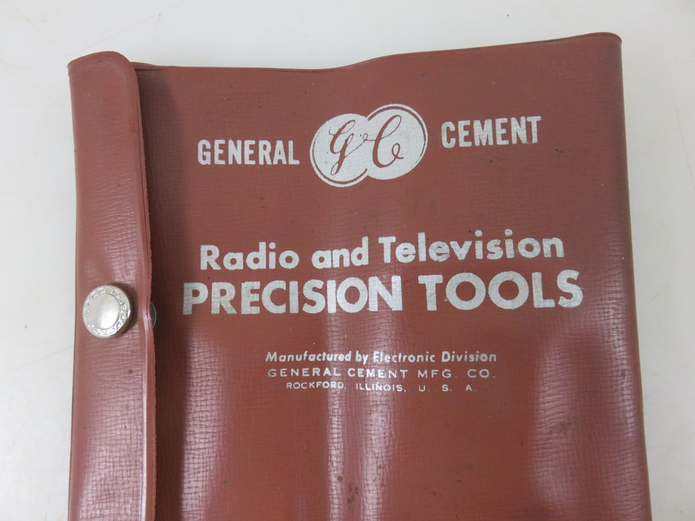 General Cement Radio & Television Precision Electronics Screwdriver Tool Set
