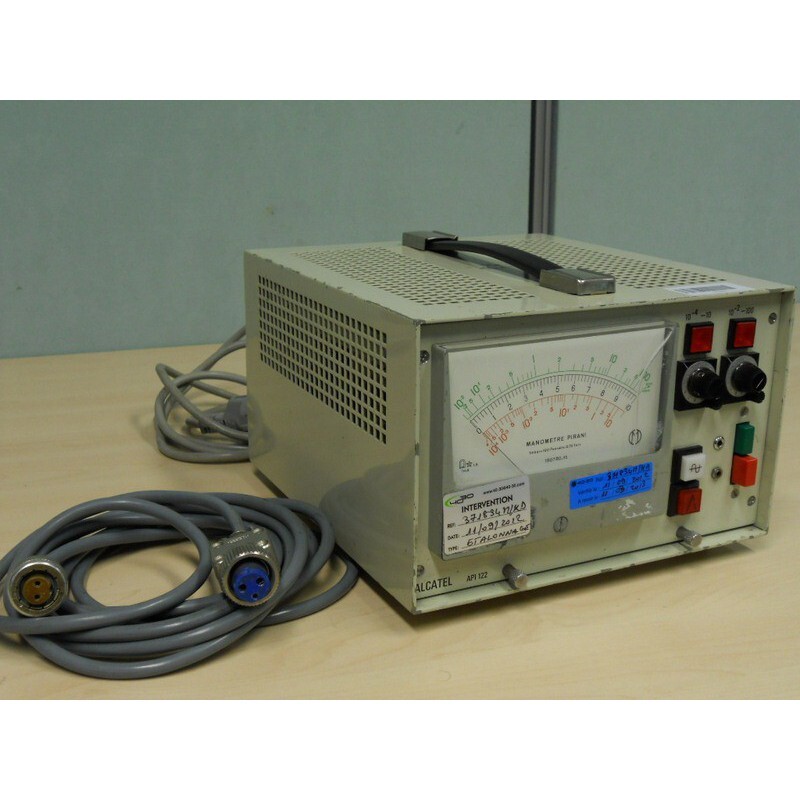 VACUUM MANOMETER ALCATEL /ADIXEN API122 + PI2