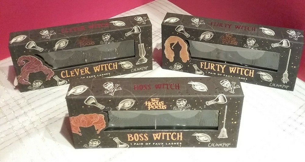 3- Colourpop Hocus Pocus Eyelashes~The Limited Edition Set!