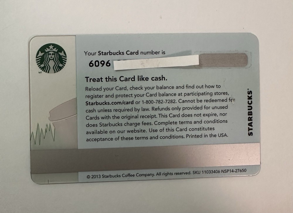Starbucks Gift Card Collectable 2013 “Easter”