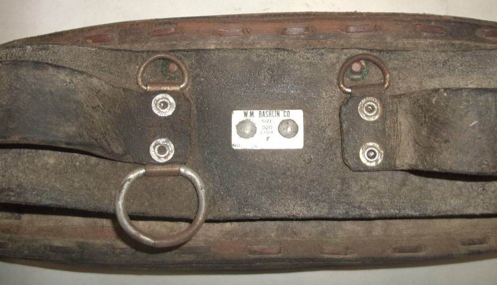Vintage W.M. Bashlin # 88 Climbing Lineman Belt