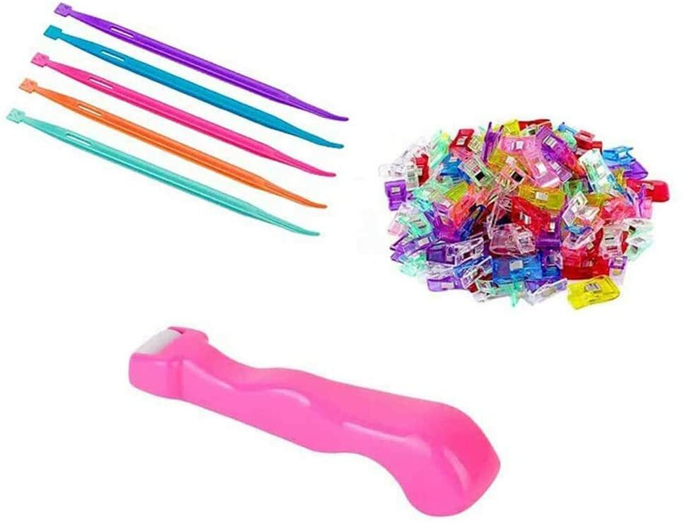1pcs Roll & Press +5pcs Thang Sewing Tools +25pcs Sewing Clips for Sewing Craft